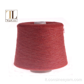 Filato in lana d&#39;alpaca elasticizzata per maglieria